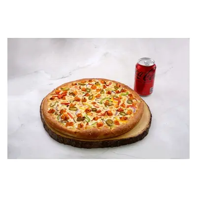 For Four, Any 18 inch Pizza Any Side Order & Bottle of Drink