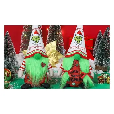 Christmas Grinch Gonk Decorations,Men+Women,Two