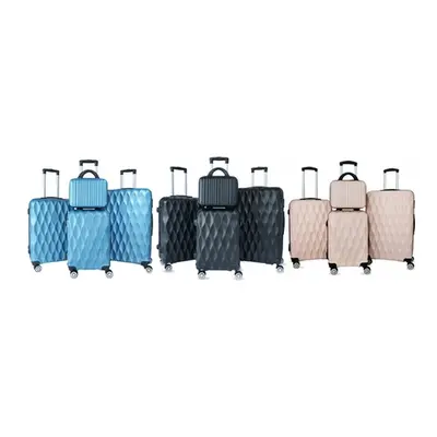 Four-Pack ABS Suitcases,Purple