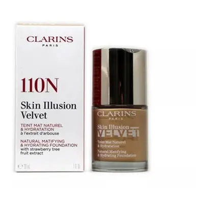 Clarins Skin Illusion Velvet Foundation 30ml, 110N Honey