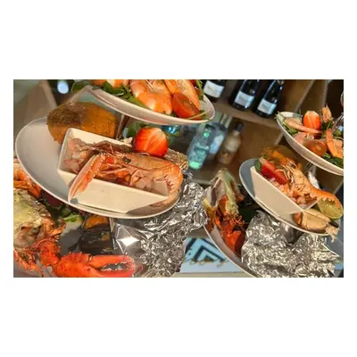 Luxury Seafood & Prosecco Afternoon Tea for Four Persons