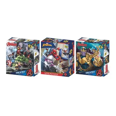 Marvel Prime 3D 500 Piece Puzzles, Spiderman Ensemble Prime 3D 500pc Puzzle