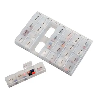 Weekly Medication Pill Organiser Box, Three