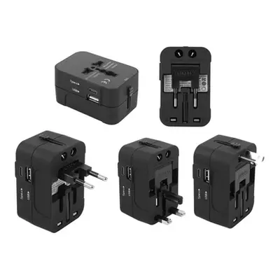 Universal Travel Adapter with Dual USB Ports