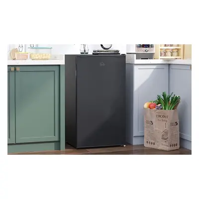 HomCom 91L Freestanding Under-Counter Fridge with Chiller Box