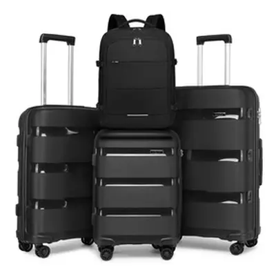 Hard Shell Suitcases with a Travel Backpack Set, 28-inch,One