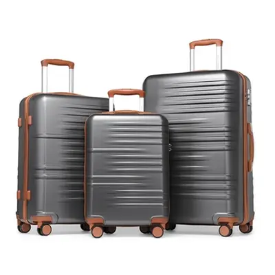 Hard Shell Suitcases With TSA Locks, 20 Inch,One-Piece