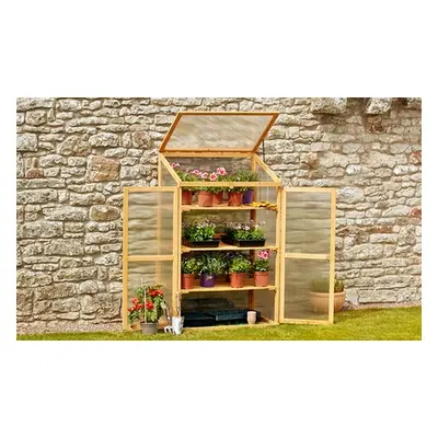 Three-Tier Wooden Cold Frame