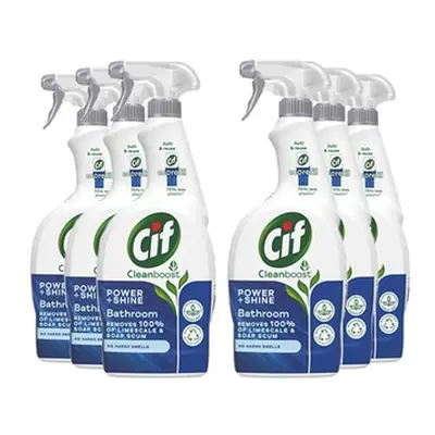 CIF Power and Shine Bathroom Sprays 700ml, 8