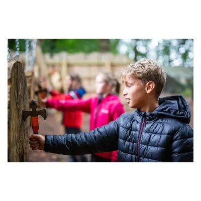 For four, 60-minute axe throwing experience; must be 12 or older