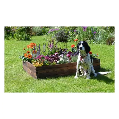 Wooden Raised Garden Bed, 80x60cm,One