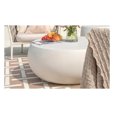 Elementi Ikaria Coffee Table,Cream White