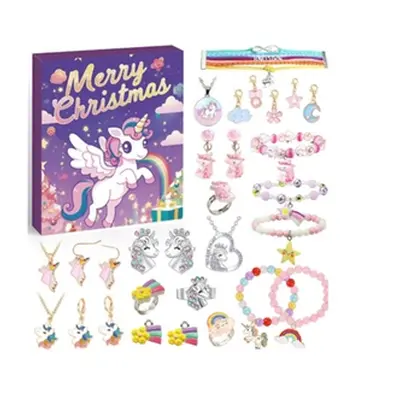 Christmas Unicorn Jewelry Advent Calendar