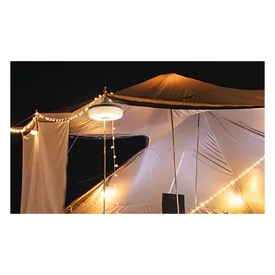 Rechargeable multi-stage adjustable tent atmosphere light string, Warm Light