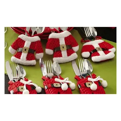 Santa Decorative Cutlery Holders, 12