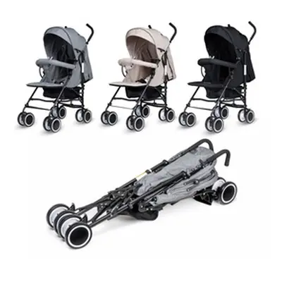 Bambico Easy Fold Stroller,Grey