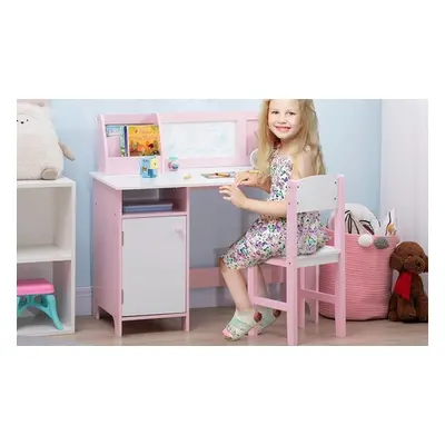 HomCom Kid s Desk and Chair Set, Model 1