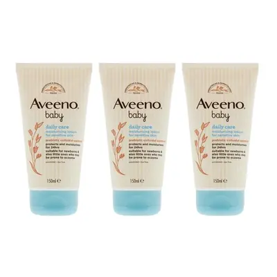 Three Pack Aveeno Baby Daily Care Moisturising Lotions 150ml