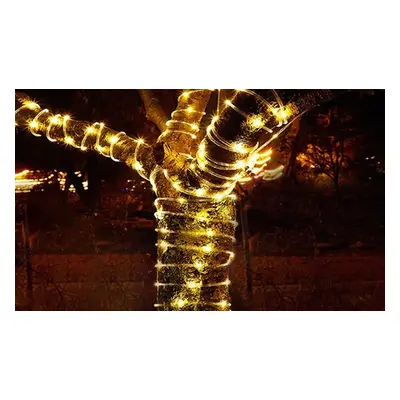 LED Solar-Powered Rope Tube String Lights, Multi Colour Light,7m