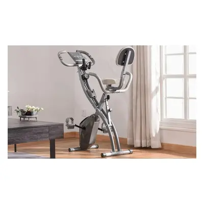 HomCom 2-In-1 Folding Exercise Bike