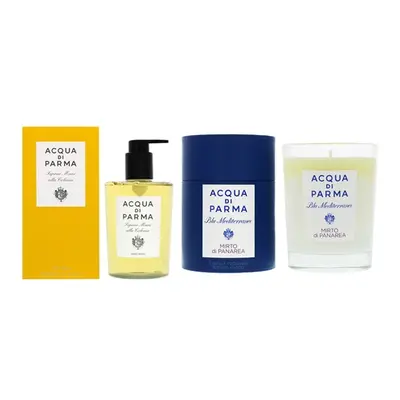 Acqua Di Parma Scented Candle Handwash and diffuser, Blu Mediterraneo Mirto Di Panarea Candle 20