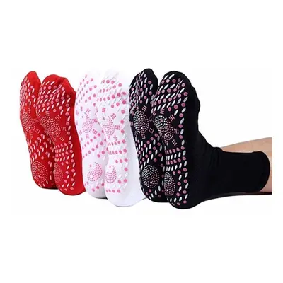 Self-Heating Massage Socks, Assorted,Six Pairs