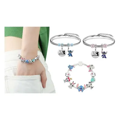 Two-Piece Stitch Inspired DIY Charm Bracelets,Style 2