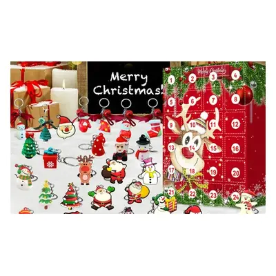 One or Two Christmas Countdown Advent Calendars with 24pcs Ornaments, Two