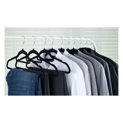 50-Pack of Hangers for Men’s and Women’s Clothing, Black