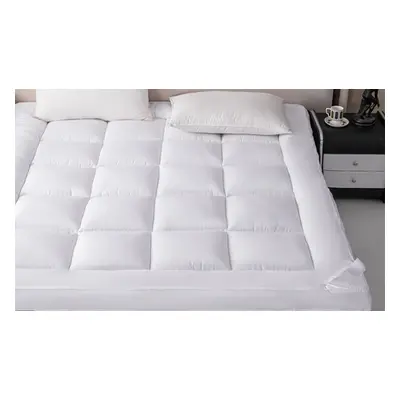 10cm Soft Mattress Topper with Anti-Allergy Polyester Filling, Single