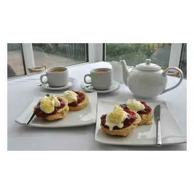 Sparkling Afternoon Cornish Cream Tea for Four at Porth Veor Manor Valid from February