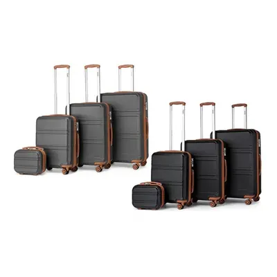 Kono Suitcases, 28 Inch,Grey and Brown,One