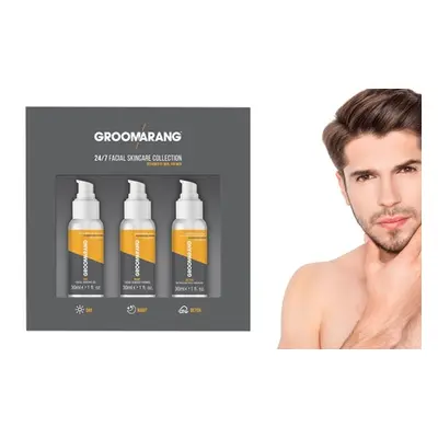 Three-Pack Groomarang Skincare Gift Sets for Men, Two Sets