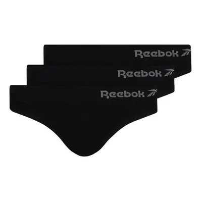 Three-Pack of Reebok Women'sBlack Seamless Briefs, XS