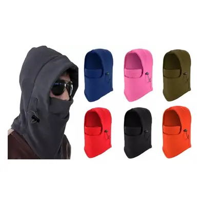 Multifunction Thermal Fleece Balaclavas, Pink,One