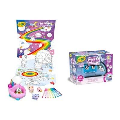 Crayola Scribble Scrubbie Pets, Rainbow Bath Tub Set