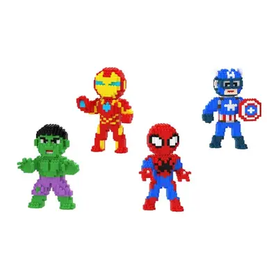 Superhero Inspired Micro Building Blocks Set, Hulk,One