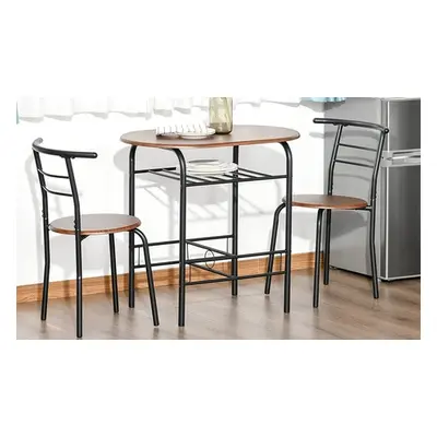 HomCom Three-Piece Dining Table set