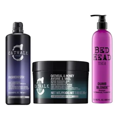 TIGI Hare Care Collections with Nourishing and Revitalising Formulas, Oatmeal and Honey Intense 