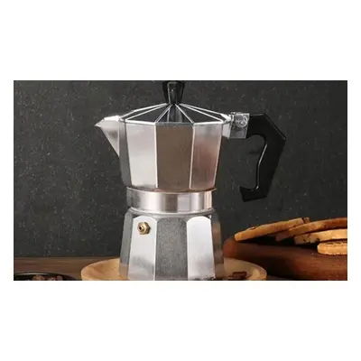 Stovetop Espresso Coffee Maker 1,3,6 Cups Moka Latte Stainless Pot,150ml