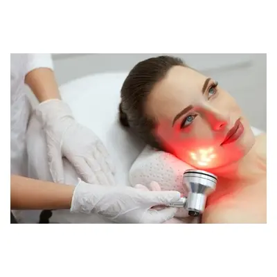 Dermaplaning chemical peel and LED light treatment package