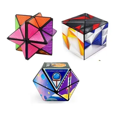 Two Pieces Infinity Stress Relief Puzzle Cube, Style 1