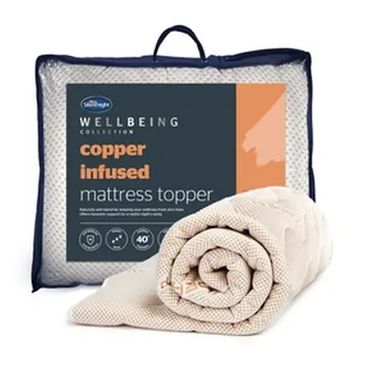 Silentnight Copper Infused Mattress Topper, Super King