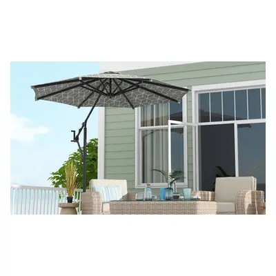 Outsunny Convertible Cantilever Parasol