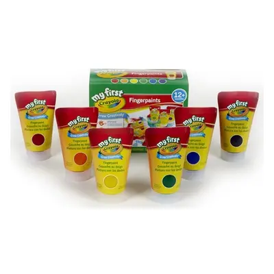 Six Packs of Crayola Washable Finger Paints