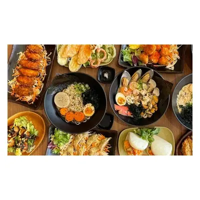 Two Course Japanese Dinner for four with alcoholic drink