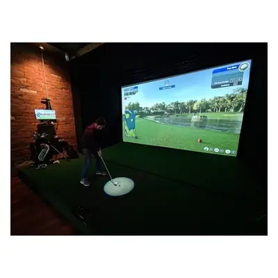 18 Holes of Virtual Golf on State of the Art Indoor Simulator for up to 8 People