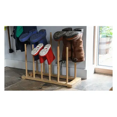 Boot Stand Collection,Bamboo 6 Pair Boot Stand