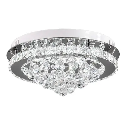 Modern Round LED Ceiling Light Crystal Chandelier Lamp 40cm