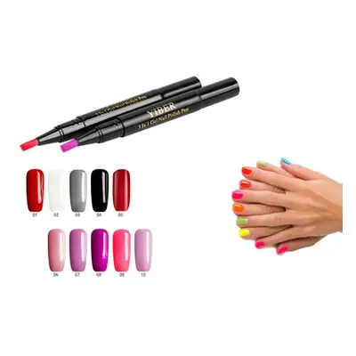 One-Step Gel Polish Nail Pen , Cherry Pink- A09,One